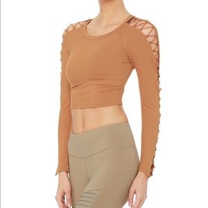 Alo Yoga High Line Long Sleeve Top - Nectar